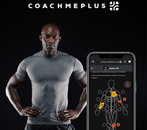 Online Strength and Conditioning Software on laptop and iPad. Athlete Questionnaire and Body Chart on iPhone. Tracking bodyweight on athlete dashboard. 