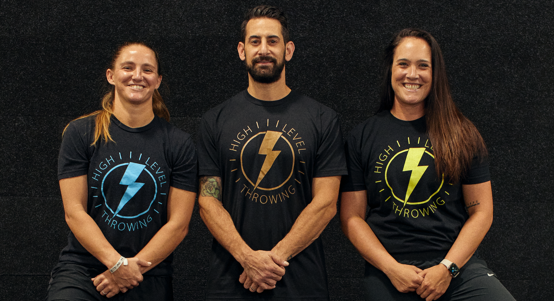 Haylie McCleney (Remote Performance Coach) Austin (Owner_Founder) Wasserman, Sarah O'Brien (Director of Online Throwing via CMP)
